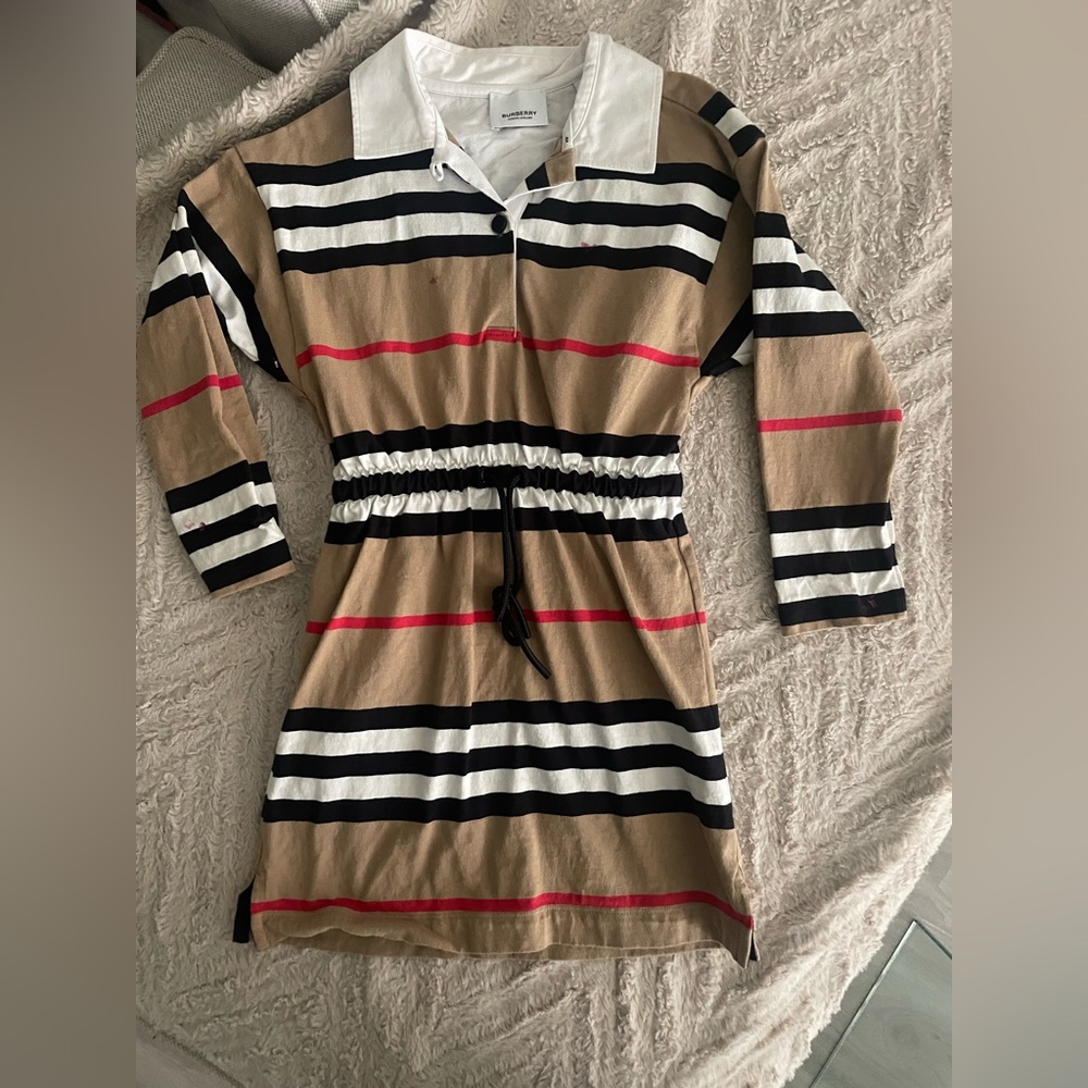 Burberry beige cotton dress